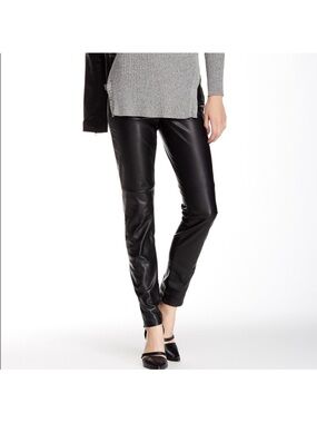Bagatelle Black Faux Leather Moto Pants Size XL